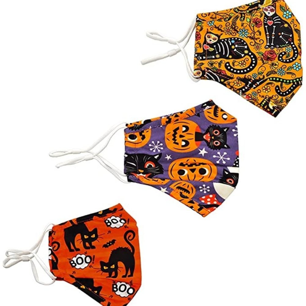 Happy Halloween Face Mask For Adults And Adolescents ,Breathable Dust Cloth Fabr